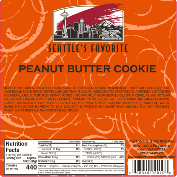 Peanut Butter Gourmet Cookie