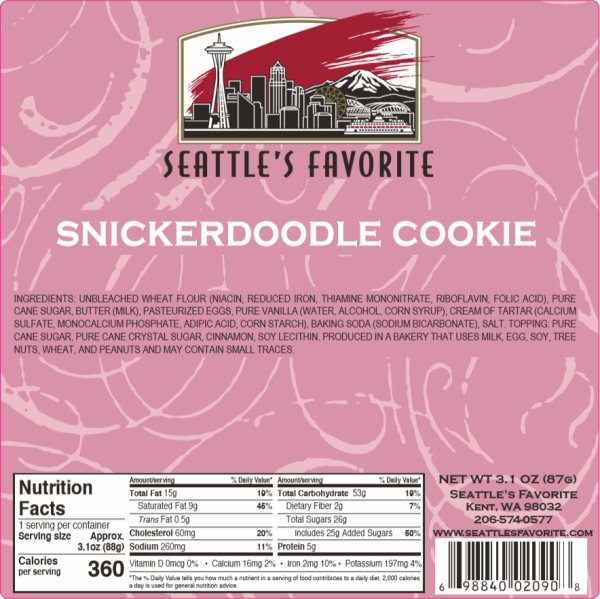 Snickerdoodle Gourmet Cookie